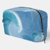Blaue Welle Waschbeutel (Rechte Ecke)