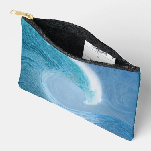 Blaue Welle Zubehörtasche (Offen)