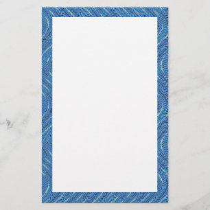 blaue Wellen Briefpapier
