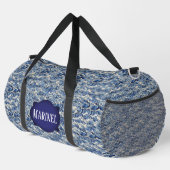 Blaue Wellen Duffle Bag (Rechte Ecke)