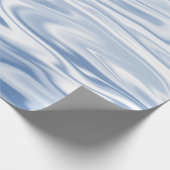 Blaue Wellen Geschenkpapier (Ecke)