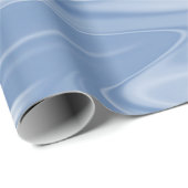Blaue Wellen Geschenkpapier (Rolleneckpunkt)