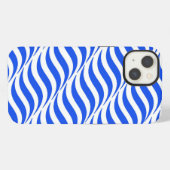 Blaue Wellen iPhone Hülle (Rückseite (Horizontal))