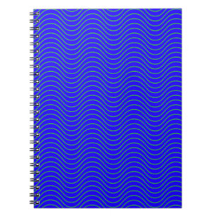 Blaue Wellen Notizblock