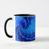 Blaue Wellen Tasse (Links)