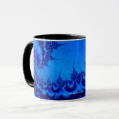 Blaue Wellen Tasse (Vorderseite Links)