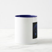Blaue Wellen-Tasse Tasse (Zentrum)