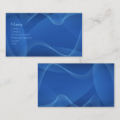 Blaue Wellen Visitenkarte (Vorne/Hinten)
