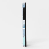 Blaue Wellen, Wal-nahtloses Muster Case-Mate iPhone Hülle (Hinten/Links)