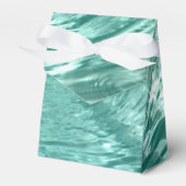 Blaue Wellenbrecher Wasser fällt Gefälligkeitsboxe Geschenkschachtel (Vorderseite)