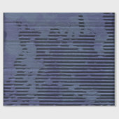 Blaue Wellpappe Geschenkpapier (Flach)