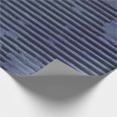 Blaue Wellpappe Geschenkpapier (Ecke)