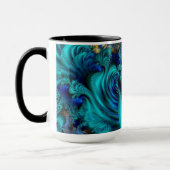 Blaue Welt Tasse (Links)