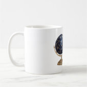Blaue Weltkugel Träume Kaffeetasse (Links)