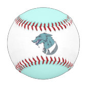 Blaue Werwolf-Baseball Baseball (Vorderseite)