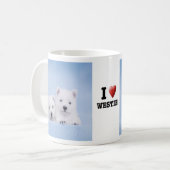 Blaue Wesen Kaffeetasse (Vorderseite Links)