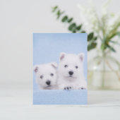 Blaue Wesen Postkarte (Stehend Vorderseite)
