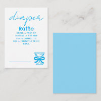 Blaue Whimsical-Champagner-Windel-Raffle-Tickets