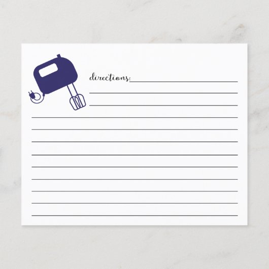 Blaue Whiskenkarte mit moderner Handschrift (Rückseite)