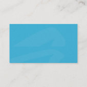 Blaue Whispy Visitenkarten Visitenkarte (Rückseite)