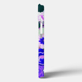 BLAUE WHUE BLUME Peony, Rose Japanischer Blumenkoh Case-Mate iPhone Hülle (Rückseite / Links)