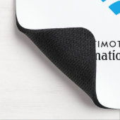 Blaue Wi-Fi-Logos, Informationstechnologie, Comput Mousepad (Ecke)