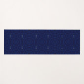 Blaue Widow, gespiegeltes Design, maßgeschneiderte Yogamatte (Vorderseite (Horizontal))