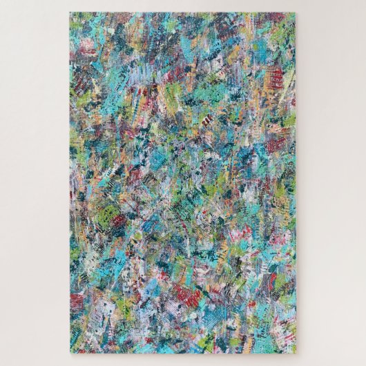 Blaue Wiese 20 x 30 Puzzle (Vertikal)