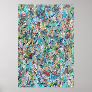 Blaue Wiese 24 x 36 Poster