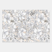 Blaue Wiese, gezeichnet Geschenkpapier Set (Vorderseite 3)