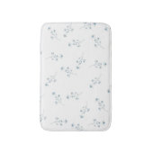 Blaue Wildblume Badematte (Vorderseite Vertikal)