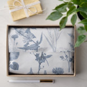 Blaue Wildblume Blumenwiese Vertikale Entkopplung Seidenpapier (Geschenk)