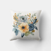 Blaue Wildblume Kissen (Rückseite)