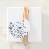 Blaue Wildblume Meadow Geschenkanhänger (Beispiel)