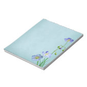 Blaue Wildblume Notizblock (Rotiert)