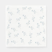 Blaue Wildblume Serviette (Vorderseite)