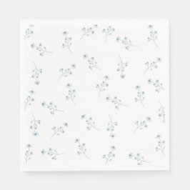 Blaue Wildblume Serviette