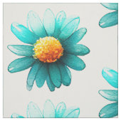 Blaue Wildblume Stoff (Muster)