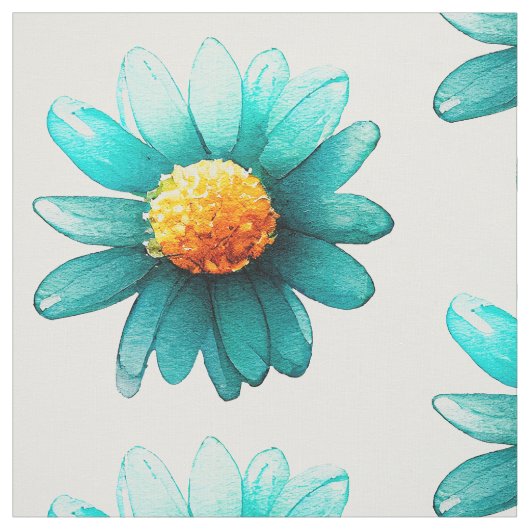 Blaue Wildblume Stoff (Muster)