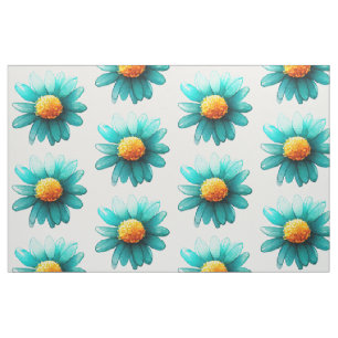 Blaue Wildblume Stoff