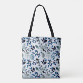 Blaue Wildblume Tasche (Rückseite)