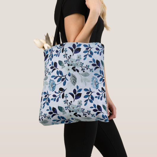 Blaue Wildblume Tasche (Von Nahem)