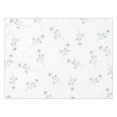Blaue Wildblume Tischdecke (Vorderseite (Horizontal))