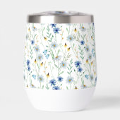 Blaue Wildblume Wasserfarbe (Vorderseite)