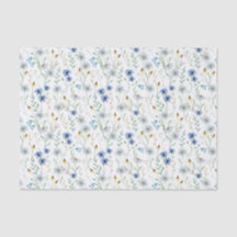 Blaue Wildblume Wasserfarbe