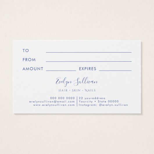 Blaue Wildblumen (Rückseite)