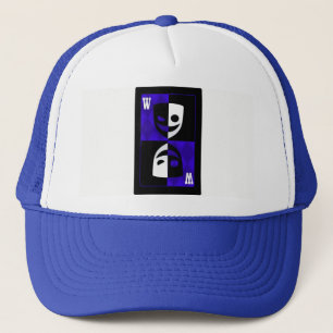 Blaue Wildcard Poker Diamonds Trucker Mütze
