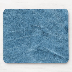 Blaue Wildledertextur Mousepad