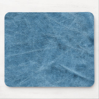 Blaue Wildledertextur Mousepad