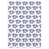 Blaue Wildschweine Tischdecke (Vorderseite)